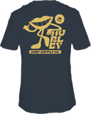 Hurley Men's All Smiles Armored Navy Tshirt