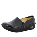 Alegria Ladies Debra Professional Black Embossed Rose Shoe