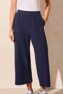 Tribal Ladies Jet BLue Pull On Capri