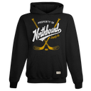 Northbound Supply Co. Youth Black Vintage Hockey Sticks Hoodie