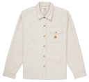 Hurley Mens Bone Santa Cruz LS Solid Flannel