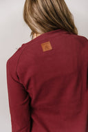 Ampersand Ave Classic Pullover Cranberry