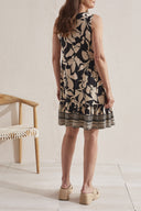 Tribal Ladies French Oak Sleeveless V-Neck Dress