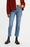 LEVI LADIES WEDGIE STRAIGHT SUMMER LOVE IN THE MIST JEANS