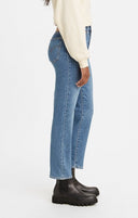 LEVI LADIES WEDGIE STRAIGHT SUMMER LOVE IN THE MIST JEANS