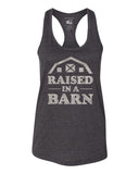 Northbound Supply Co. Ladies Charcoal Heather Raised In A Barn Tank