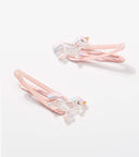 Hatley Girls Glitter Unicorn Snap Clips