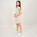 Rd Style Ladies Moonlight River SS Dolman Sleeve Ruched Waist Dress