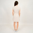 Rd Style Ladies Moonlight River SS Dolman Sleeve Ruched Waist Dress