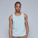 RD Style Mens Hedge Aqua Melange Tank Top