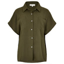 Apricot Ladies Khaki Airflow 2 Pocket Shirt