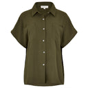 Apricot Ladies Khaki Airflow 2 Pocket Shirt