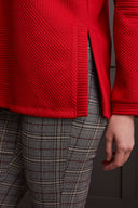 Tribal Ladies Scarlet LS Tunic w/Side Slits