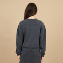 RD Style Ladies Black Ink Lucie Super Soft Modal LS Pullover