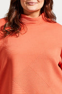 Tribal Ladies Ginger Size Inclusive LS Tunic w/Side Slits