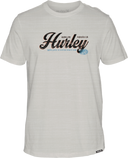 Hurley Mens Bone Gas Station Slub SS Tshirt