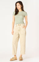 Dex Ladies Fawn Wash High Rise Straight Leg Ankle Jean