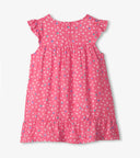 Hatley Girls Pink Carnation Lots of Dots Flounce Dress