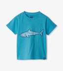 Hatley Boys Norse Blue Blue Shark Graphic Tshirt