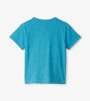 Hatley Boys Norse Blue Blue Shark Graphic Tshirt