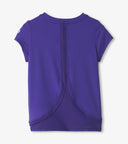 Hatley Girls Purple Opulence Mesh Trim Tshirt