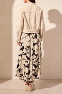 Tribal Ladies French Oak LS Button Front Jacket w/Drawcord In Hem