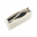 Pixie Mood Coconut Cream Pleated Abigial Clutch
