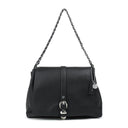 Pixie Mood Black Pebbled Aria Shoulder Bag