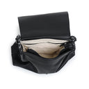 Pixie Mood Black Pebbled Aria Shoulder Bag