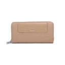 Pixie Mood Latte Pebbled Mae Zip Wallet