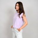 RD Style Ladies Lavender Miva Sleeveless Muscle Tank Top