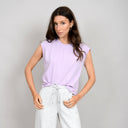 RD Style Ladies Lavender Miva Sleeveless Muscle Tank Top