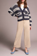 Tribal Ladies Sapphire LS Buttoned Front Sweater Cardigan