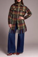Tribal Ladies Passion Plum Jacket w/Fringe Hem