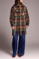 Tribal Ladies Passion Plum Jacket w/Fringe Hem