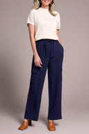 Tribal Ladies Nightfall Elastic WB Flowy Cargo Pant