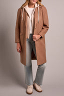 Tribal Ladies Biscotti Car Coat w/Fooler Hoodie