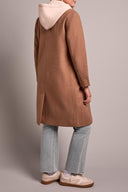 Tribal Ladies Biscotti Car Coat w/Fooler Hoodie