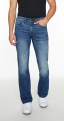 Buffalo Mens Indigo Relaxed Driven Straight Leg Jeans