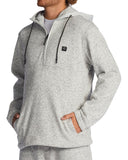 Billabong Mens Medium Grey Heather Boundary Pullover