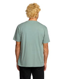 Billabong Mens Mason Blue Essential Premium SS Tshirt