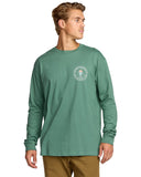 Billabong Mens Sage Green Desert Flower LS Shirt