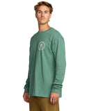 Billabong Mens Sage Green Desert Flower LS Shirt