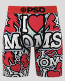 PSD Underwear Mens I Heart Moms Underwear