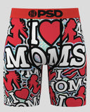 PSD Underwear Mens I Heart Moms Underwear
