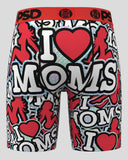 PSD Underwear Mens I Heart Moms Underwear