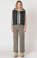 Dex/Room 34 Ladies Black Short Puffer Vest