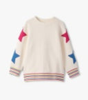 Hatley Girls Cami Lace Star Slouchy Pullover
