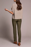 Tribal Ladies Oatmeal Cap Sleeve Sweater