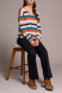 Tribal Ladies Celestial LS U-Neck Sweater